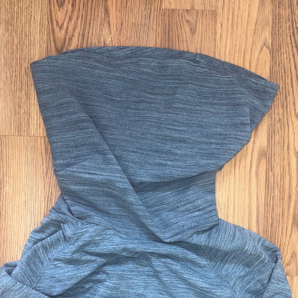 L.L. Bean Slate Blue Pullover cowl neck sweatshirt. Womens XL - Picture 5 of 6